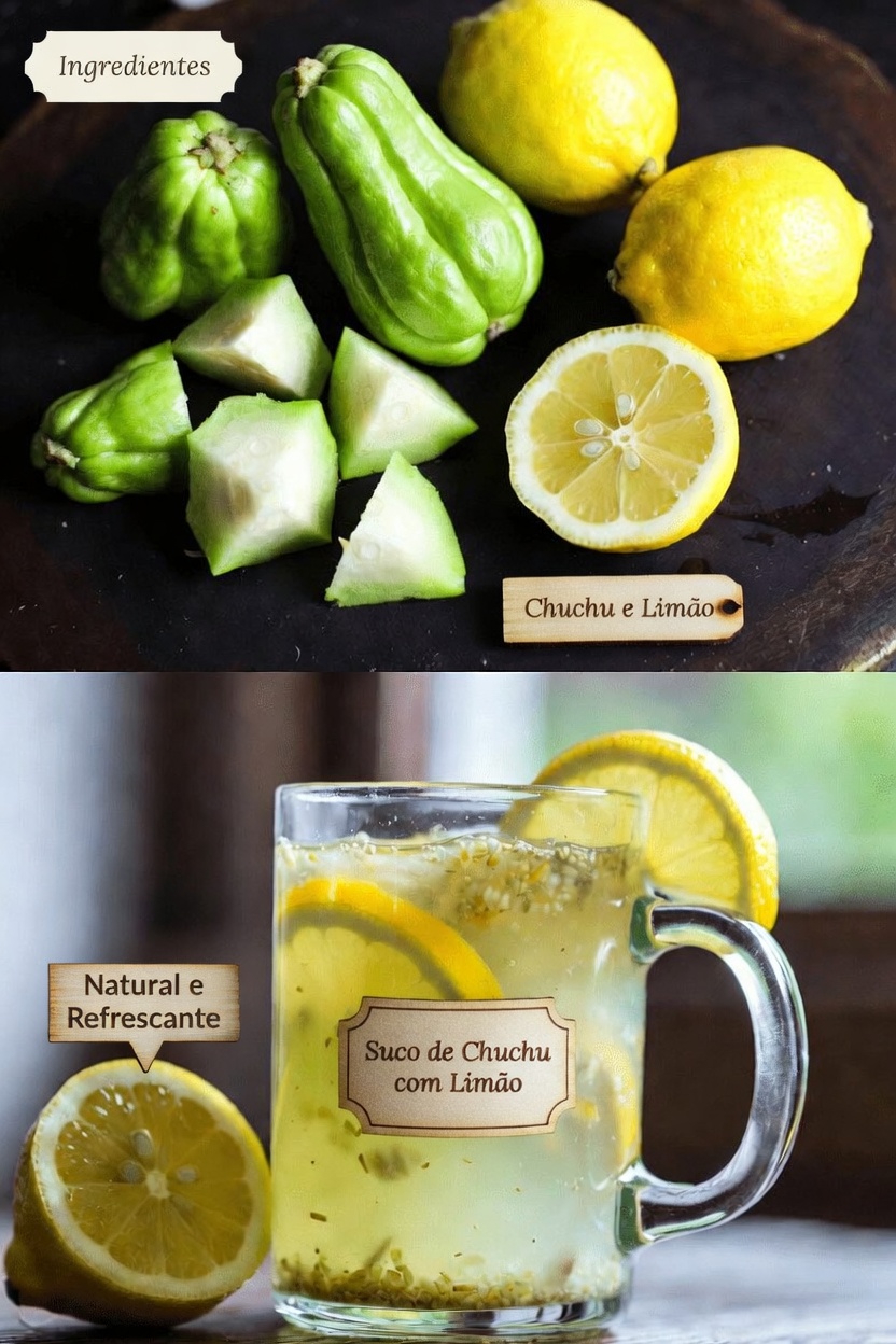 Descubra os Passos Simples para Preparar uma Bebida Refrescante de Limão e Chuchu para Sua Rotina Diária de Bem-Estar