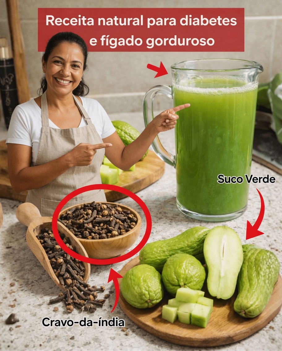Como Preparar uma Receita Simples de Suco Natural com Melão-de-São-Caetano, Pepino, Lima e Cravo-da-Índia