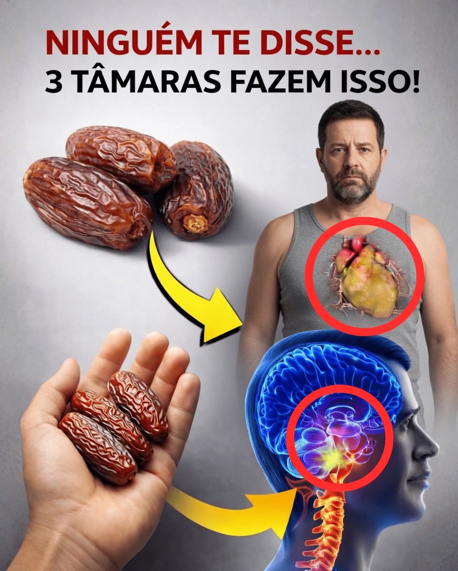 Descubra como comer três tâmaras diariamente pode contribuir naturalmente para a sua saúde e bem-estar geral