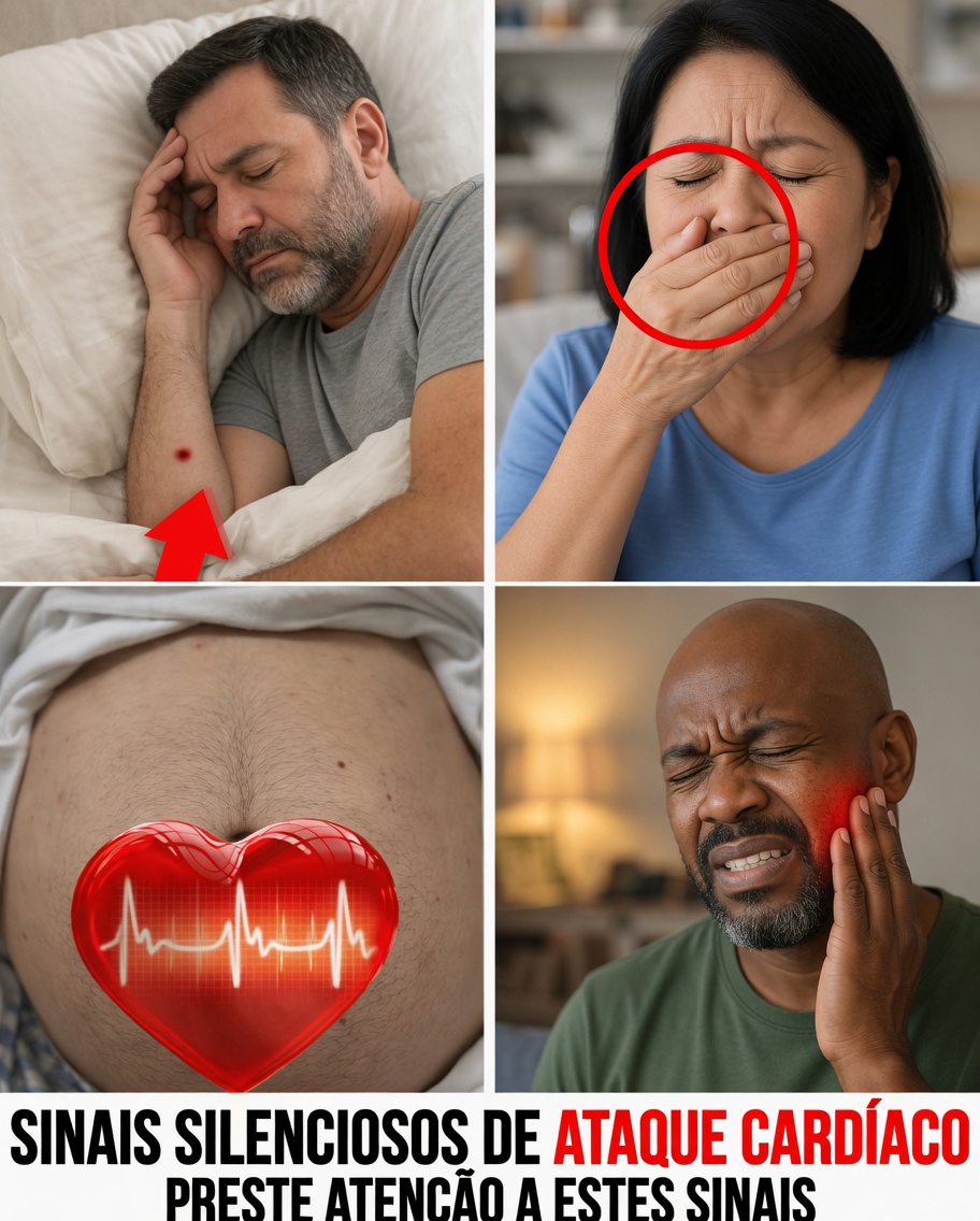 Aprenda a reconhecer 6 sinais sutis de um ataque cardíaco silencioso que muitas vezes passam despercebidos