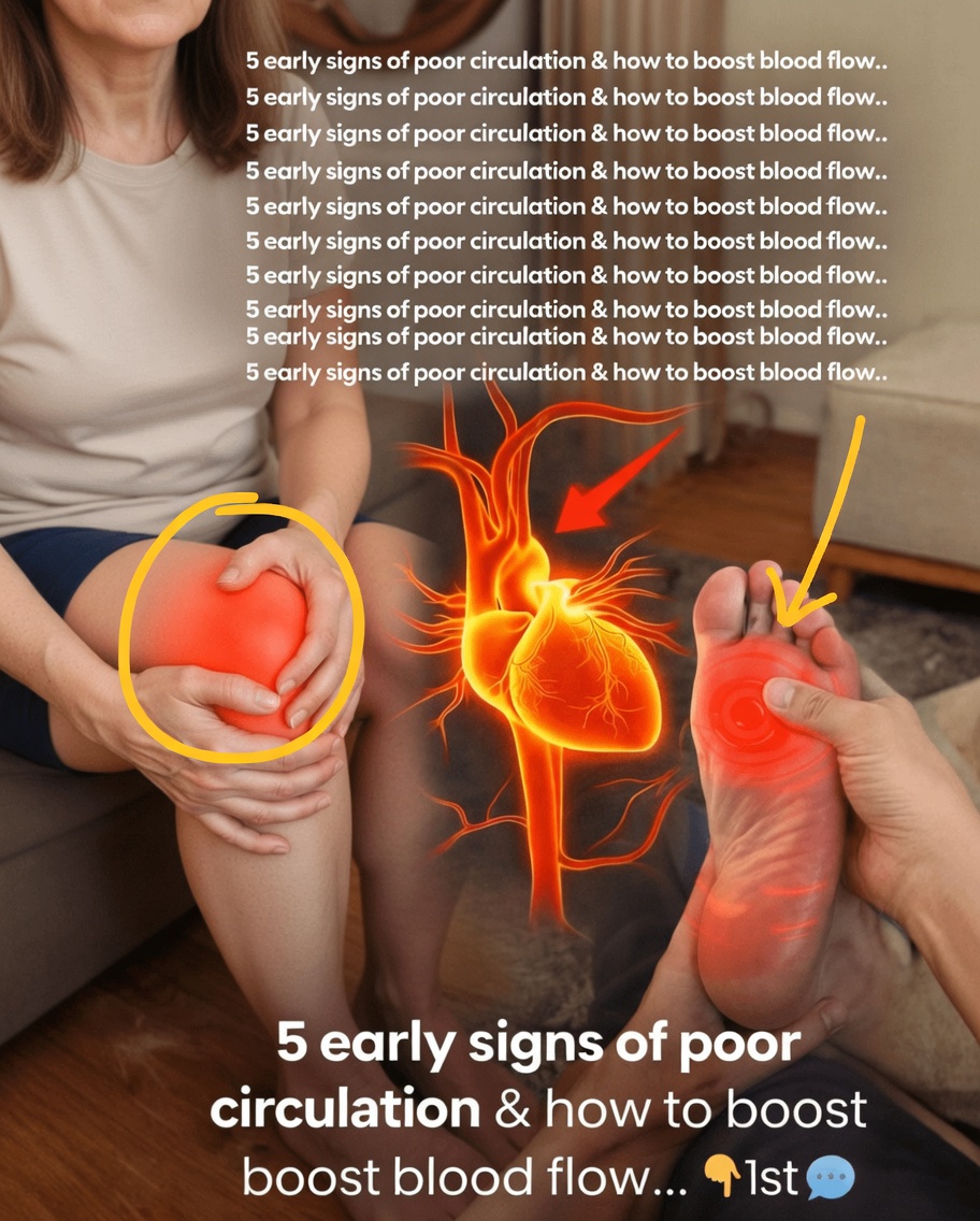 Descubra 5 sinais precoces de má circulação sanguínea e estratégias naturais para ajudar a melhorar seu fluxo sanguíneo