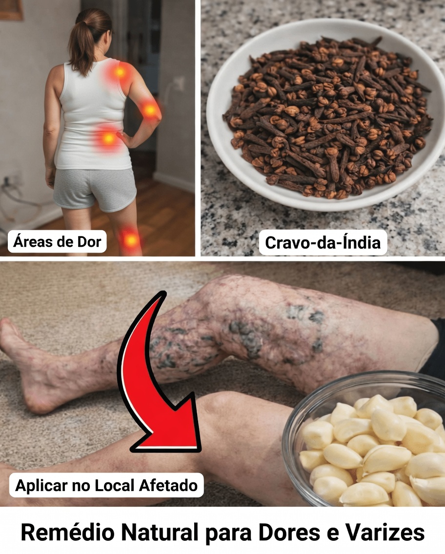 Alho & Óleo de Cravo: o remédio caseiro natural que milhares estão usando para aliviar as varizes e revitalizar a circulação