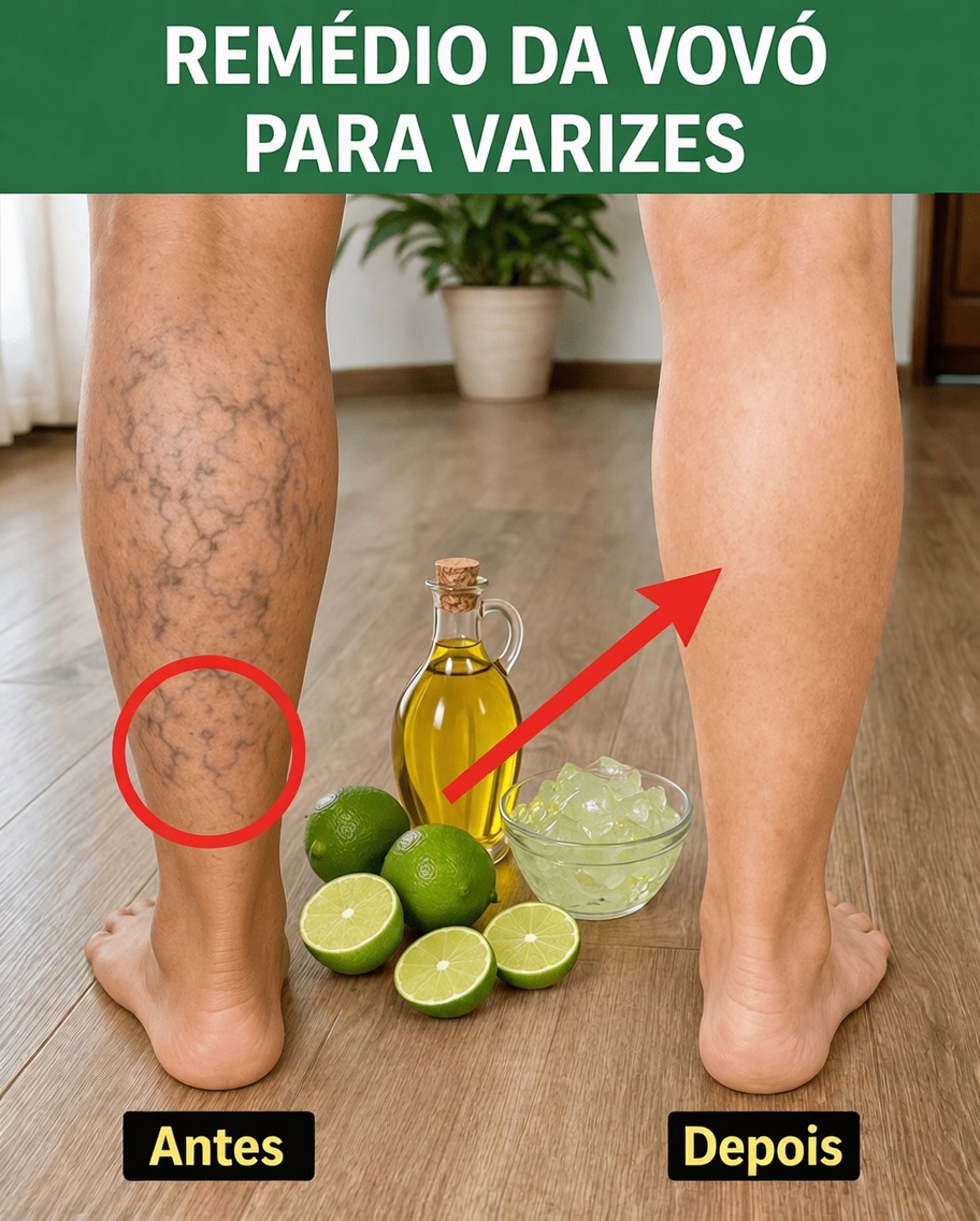 Remédio Secreto da Vovó para Varizes: Por Que Muitos com Mais de 50 Anos Estão Explorando Aloe Vera, Vinagre de Maçã e Limão para o Conforto das Pernas