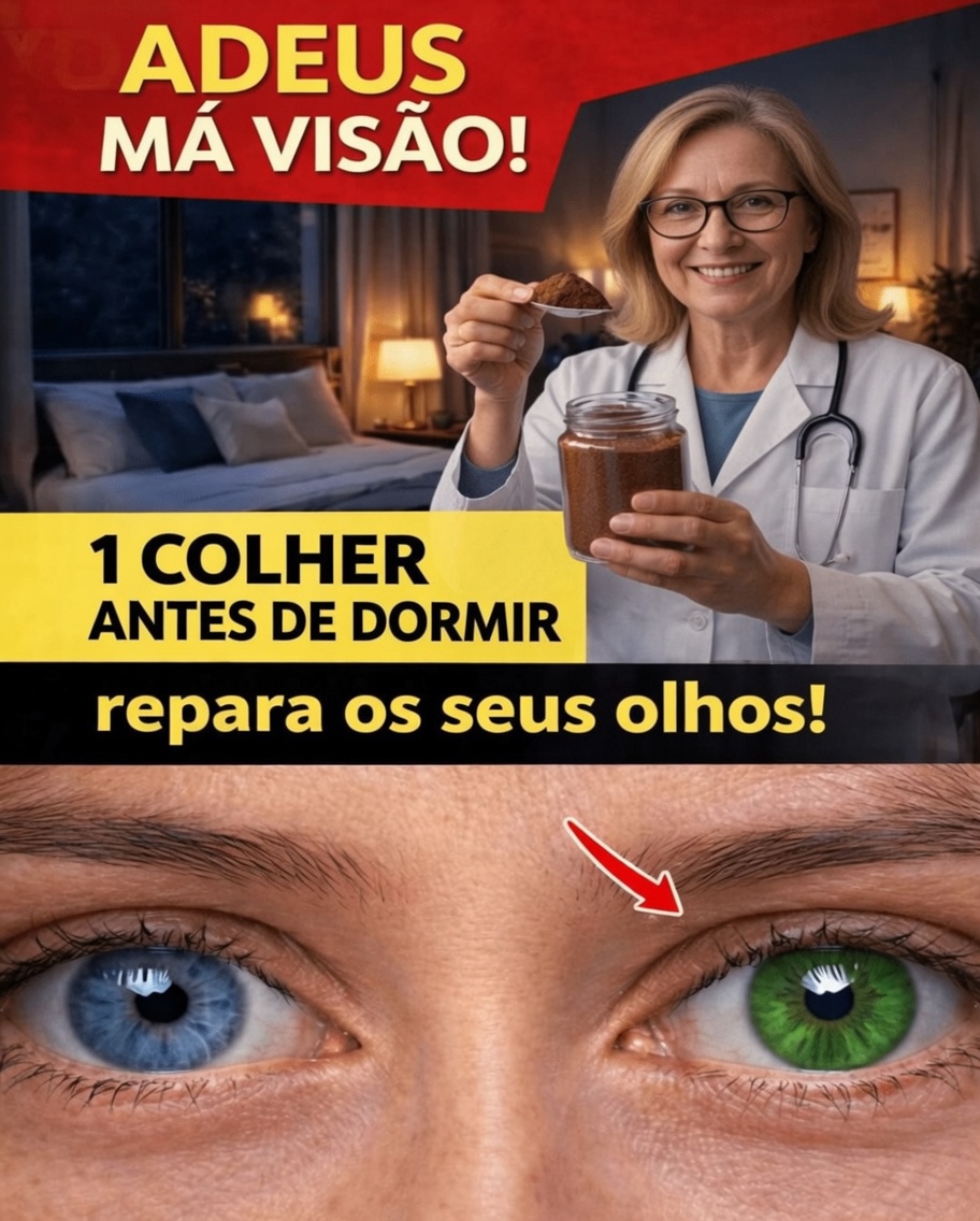 Passou dos 60? Coma ESTA Única Coisa Antes de Dormir e Acorde Enxergando Como se Tivesse 40