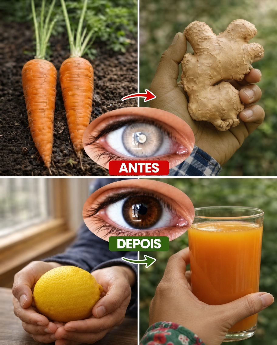 Suco de Gengibre, Limão e Cenoura para a Saúde dos Olhos: O Ritual Matinal de 3 Ingredientes Que Está Salvando a Visão de Milhares de Pessoas (Você Vai Querer Ter Começado Ontem)