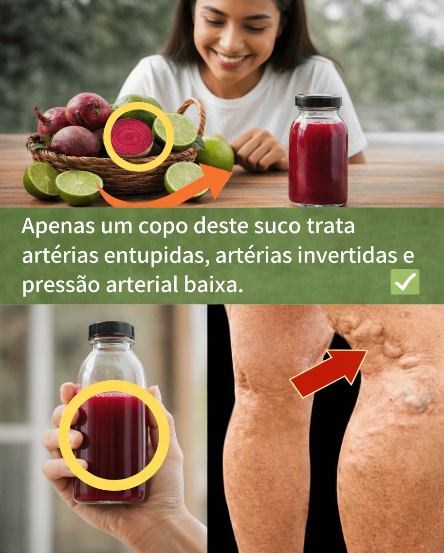 Suco Poderoso de Beterraba e Limão: Seu Aliado Natural Contra a Hipertensão – Desintoxique-se e Baixe Sua Pressão Arterial Naturalmente