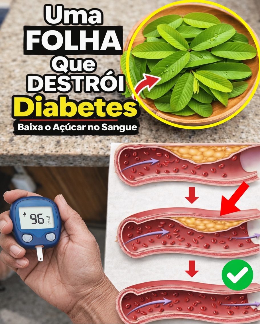 1 Folha Que Reduz o Açúcar no Sangue, Derrete a Gordura e Desobstrui as Artérias RÁPIDO – A Ciência Chocante Por Trás da Potência Oculta da Natureza