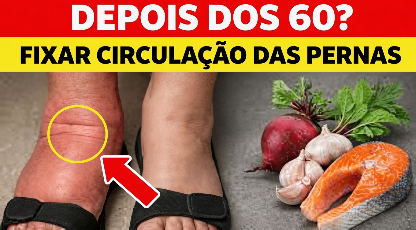 Descubra os 5 alimentos comuns que os idosos costumam destacar para apoiar naturalmente a circulação nas pernas