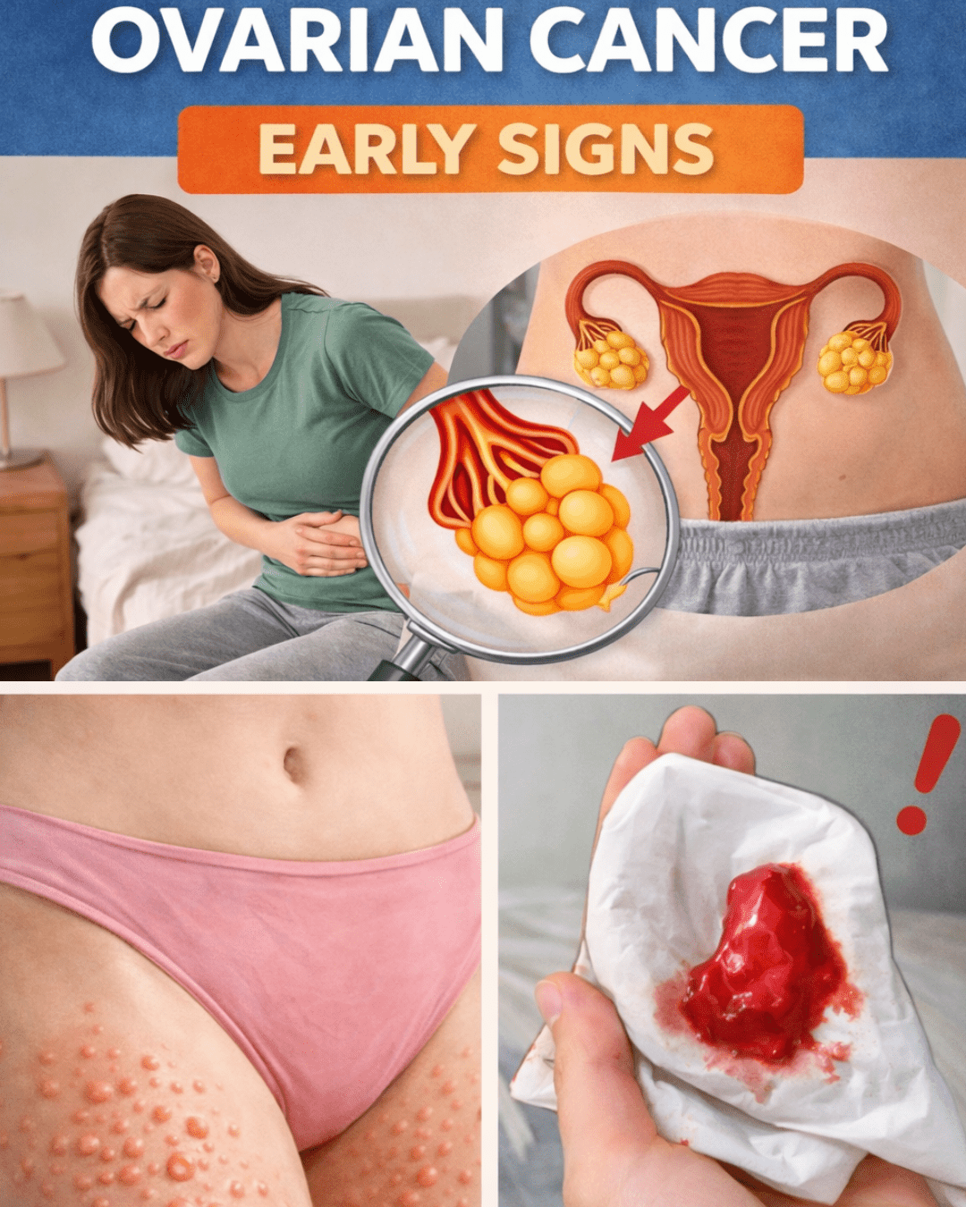 8 sinais de câncer de ovário aos quais toda mulher deve ficar atenta e o que você pode fazer a respeito