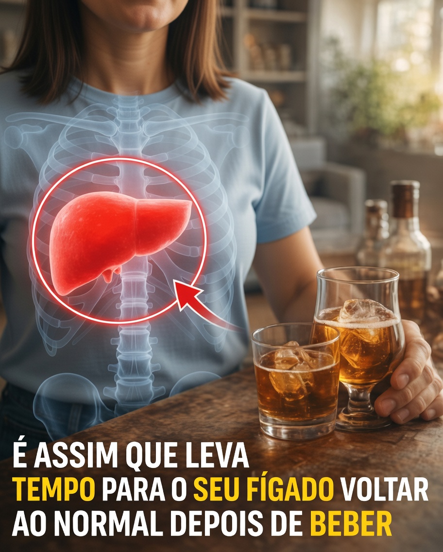 É assim que seu fígado leva para voltar ao normal depois de beber