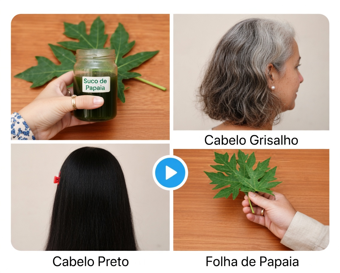 O crescimento do cabelo 4C está lento, com quebra e caspa? Descubra como as folhas de mamão podem ajudar a fortalecer os fios e a saúde do couro cabeludo