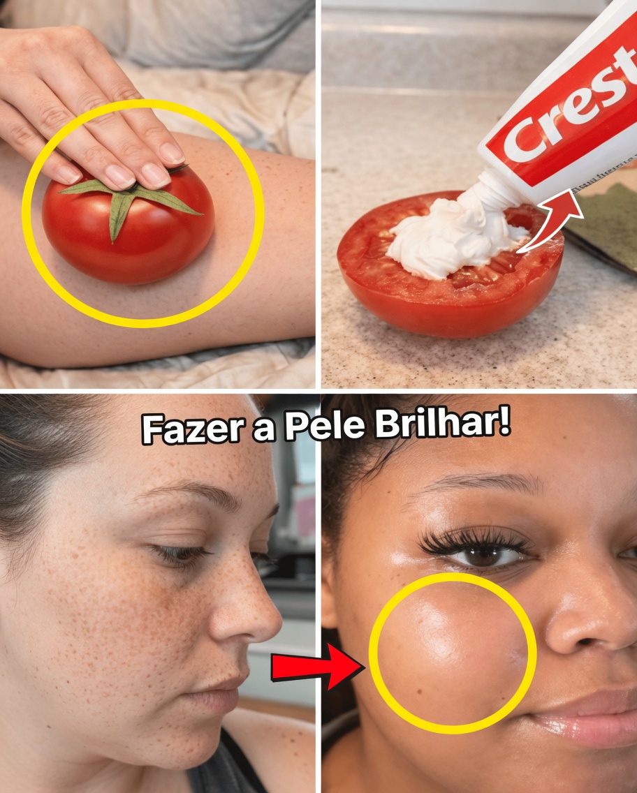 Descubra a máscara facial viral de pasta de dente e tomate que muitos estão experimentando para a aparência de poros menores, manchas escuras atenuadas, pele mais iluminada e redução mais suave dos pelos faciais