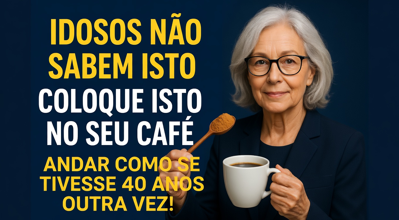 Por que os idosos estão adicionando ESTE pó ao café deles (benefícios que mudam a vida!)