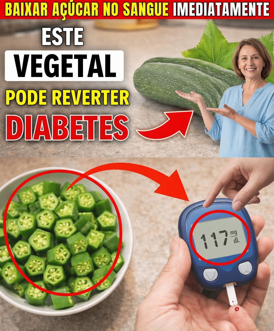 Principais vegetais que podem ajudar a baixar o açúcar no sangue naturalmente