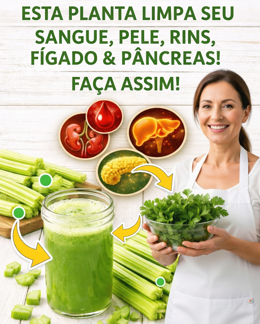 Aipo para os rins e o fígado: o detox natural pelo qual seu corpo agradecerá