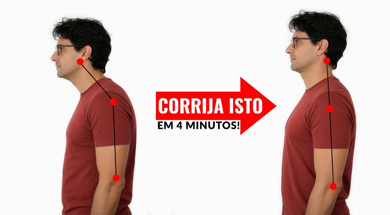 Como ajudar a melhorar a postura da cabeça projetada para a frente após os 60 em apenas 4 minutos com uma rotina suave