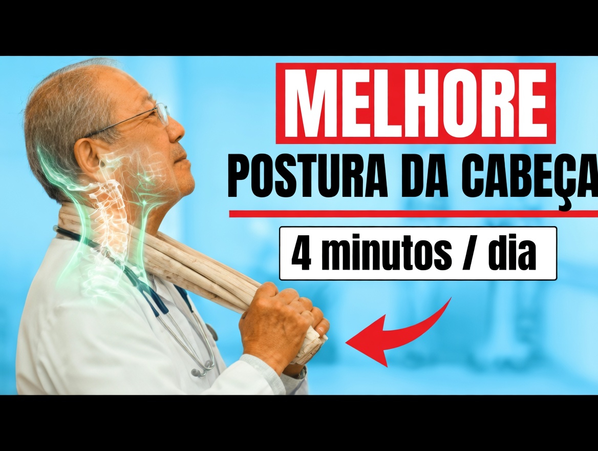 Como ajudar a melhorar a postura da cabeça projetada para a frente após os 60 em apenas 4 minutos com uma rotina suave