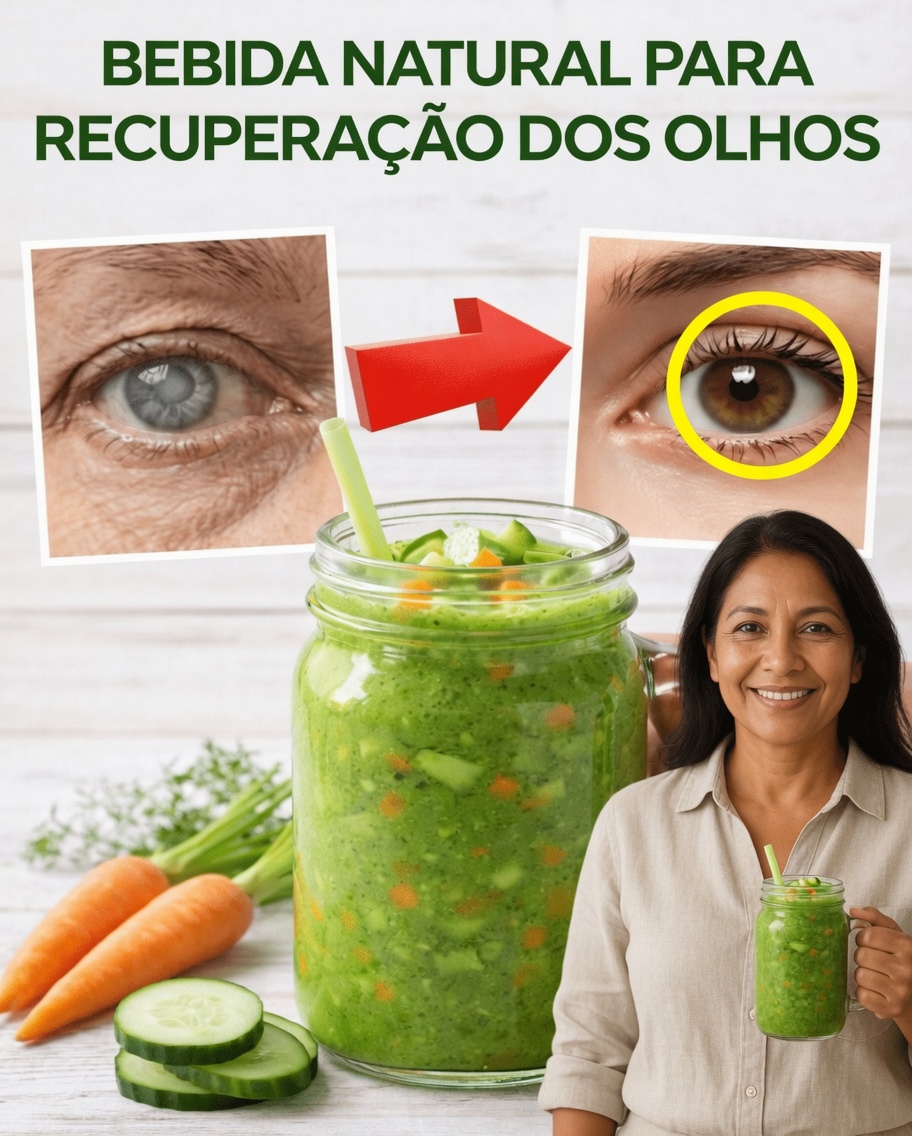 A Bebida que Ajuda a Melhorar a Visão Naturalmente: Como o Suco de Cenoura, Pepino e Gengibre Pode Ajudar Seus Olhos a Permanecerem Saudáveis e Brilhantes
