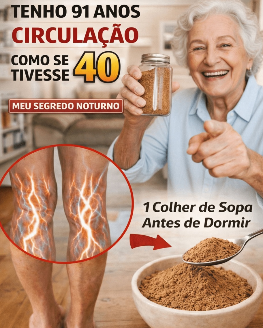 Idosos: O que comer antes de dormir para apoiar o fluxo sanguíneo saudável e a circulação nas pernas e nos pés em apenas 24 horas