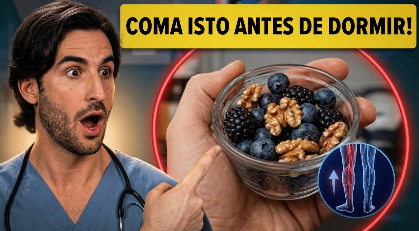 Idosos: O que comer antes de dormir para apoiar o fluxo sanguíneo saudável e a circulação nas pernas e nos pés em apenas 24 horas