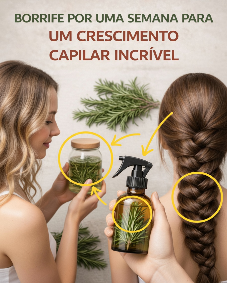 “Orvalho” de alecrim para o crescimento do cabelo: o segredo da vovó é comprovado pela ciência
