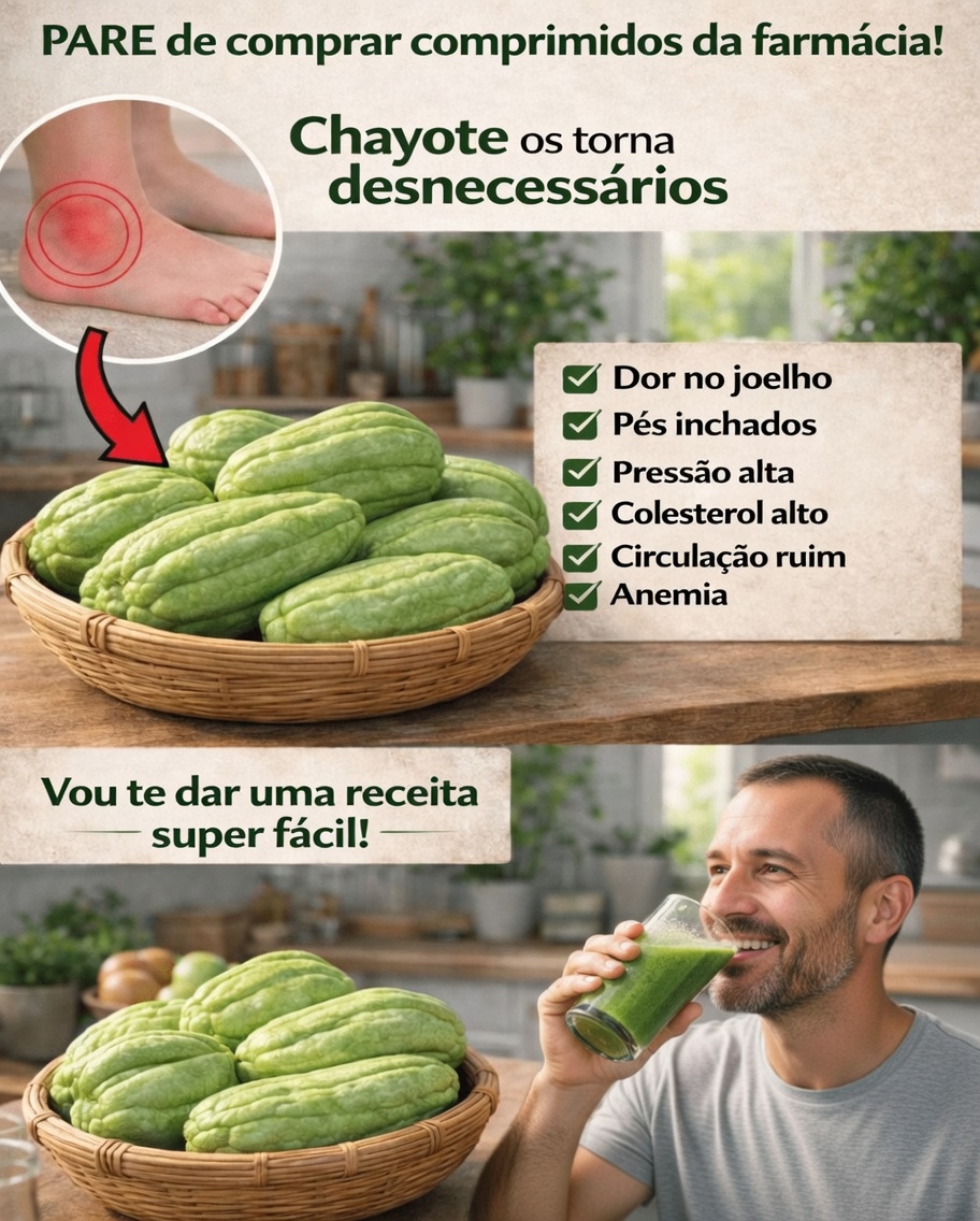Chuchu: Uma Forma Natural de Apoiar o Conforto dos Joelhos, a Saúde do Coração e o Bem-Estar Geral