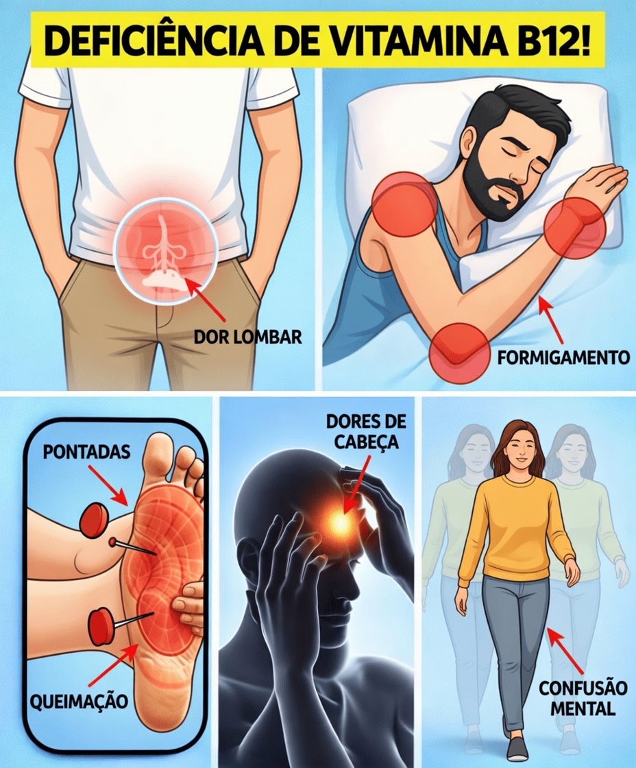 8 Sinais Estranhos de que Seu Corpo Está Implorando por Vitamina B12 e Por Que os Idosos Devem Prestar Atenção