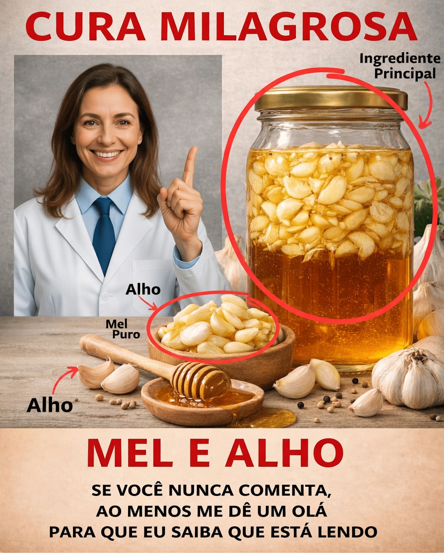 O ritual matinal de 7 dias com alho + mel cru que está fazendo as pessoas cancelarem consultas médicas