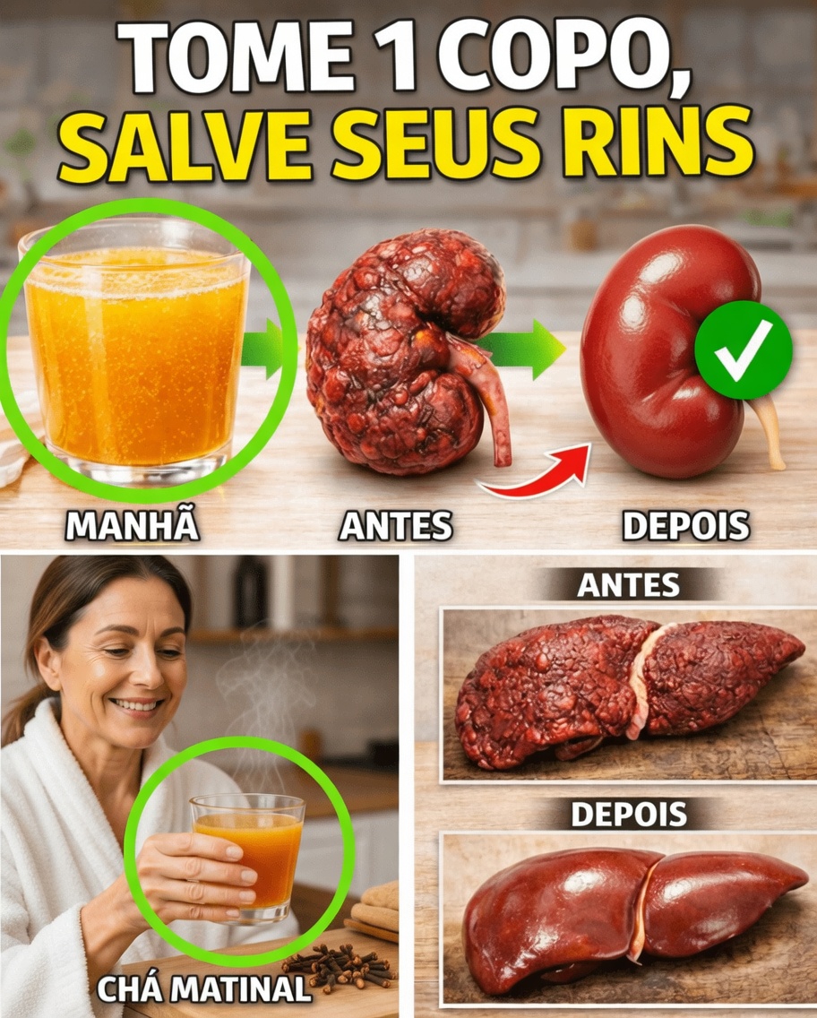 11 Bebidas para Antes de Dormir que Ajudam a REDUZIR a Creatinina e Reparar Seus Rins Durante a Noite (A Partir de Hoje!)