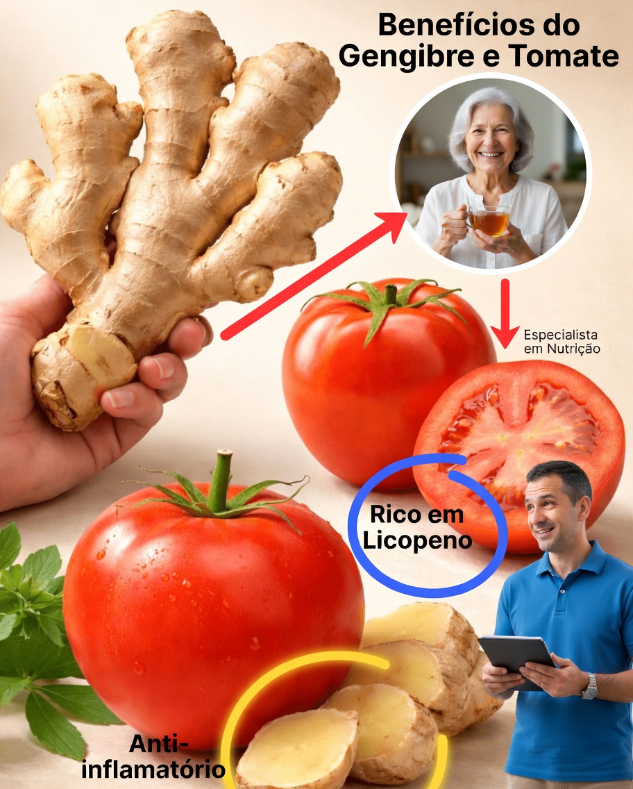 Tônico Energético 100% Natural: Mantenha-se Forte por 8 Horas Seguidas com Este Reforço de Gengibre e Tomate