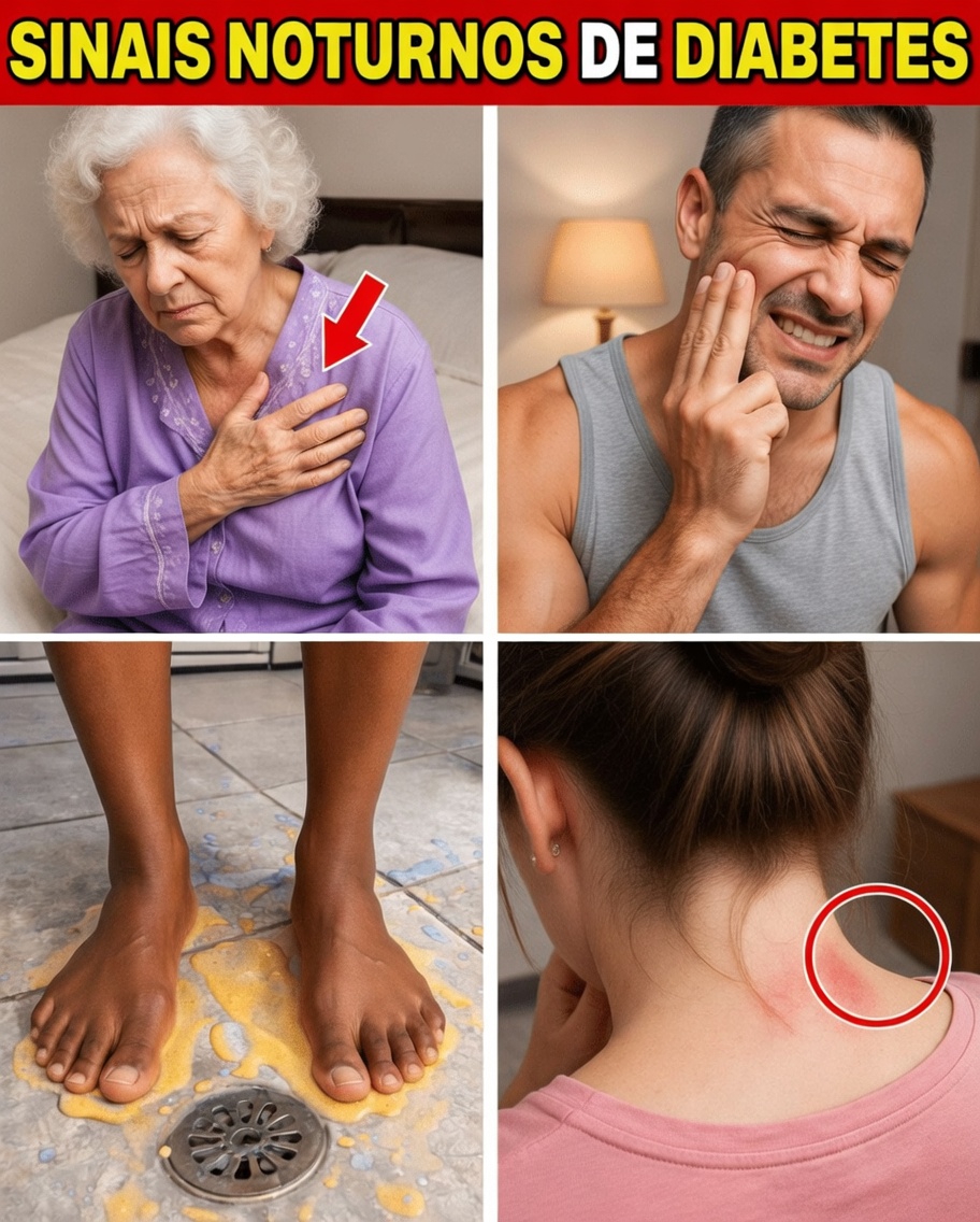 7 Sinais de Diabetes à Noite + O Erro Mortal Antes de Dormir & 8 Dicas para Ajudar a Baixar o Açúcar no Sangue à Noite