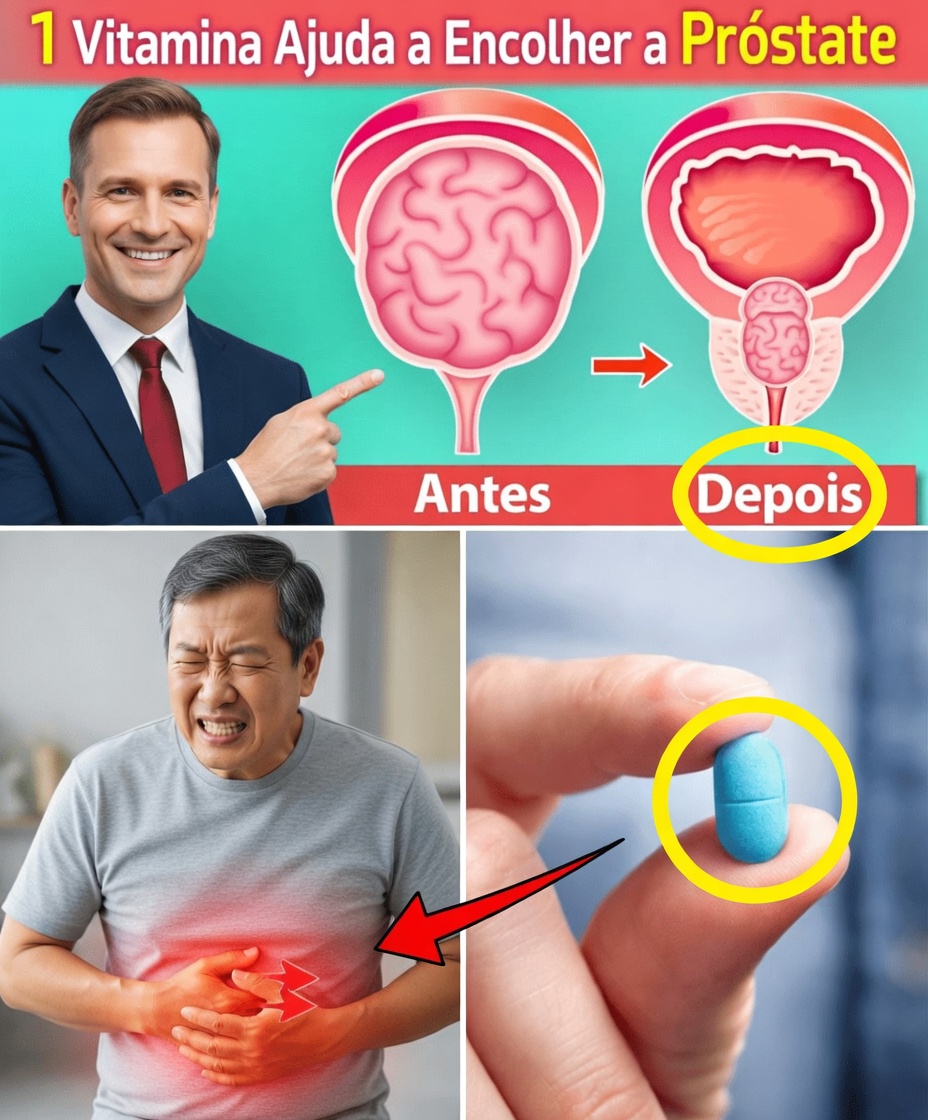 1 Pequena Vitamina Ajuda a Reduzir a Próstata | Vitamina Para Reduzir a Próstata Aumentada