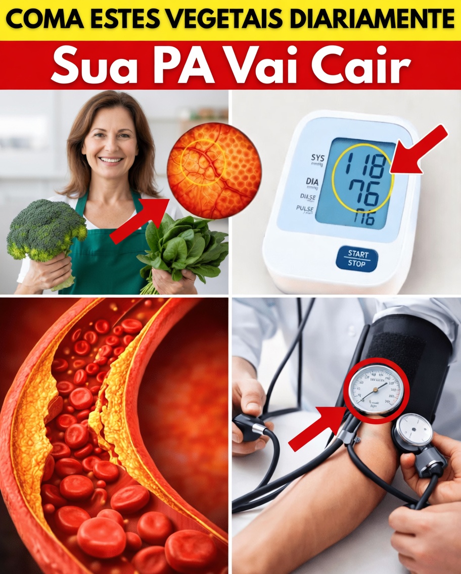 Os 5 Vegetais que Todo Idoso Deve Comer para BAIXAR a Pressão Arterial Naturalmente