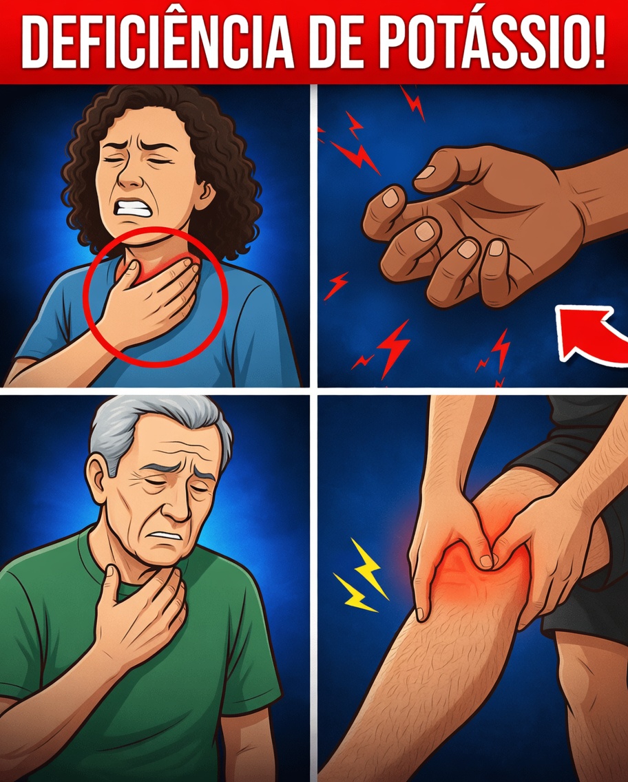 Você tem deficiência de potássio se tiver ESTES 11 sinais de alerta – (Hipocalemia)