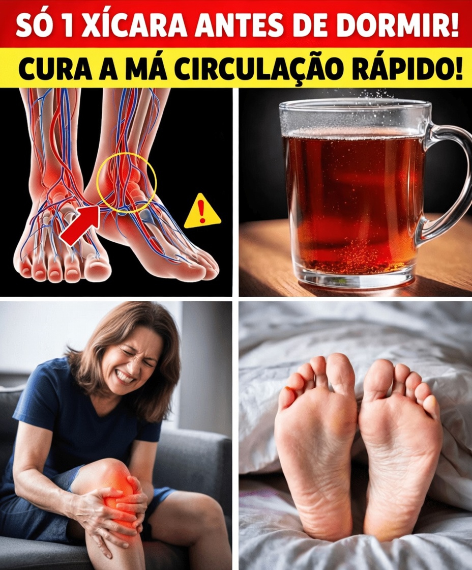 Mais de 60? Beba ISTO para Aumentar Rapidamente o Fluxo Sanguíneo nas Pernas | Dicas de Saúde para Idosos
