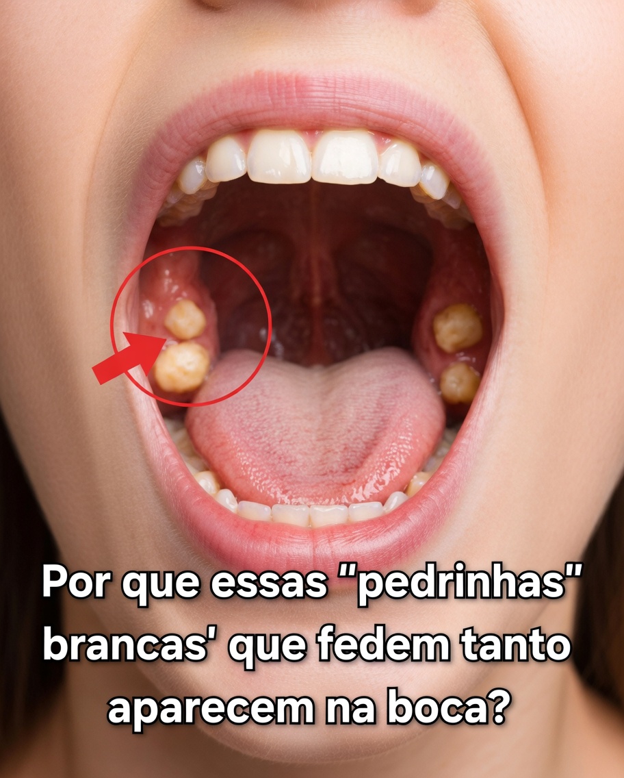 O Que São Aquelas Pedras Brancas na Sua Garganta que Causam Mau Hálito e Desconforto?