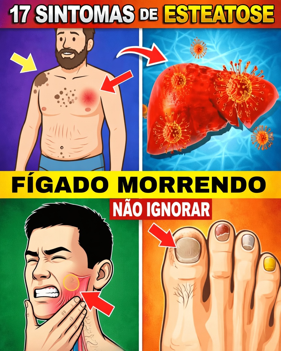 17 Sinais Silenciosos de que Seu Fígado Está Pedindo Ajuda (Mesmo que Você Se Sinta “Bem” Agora)