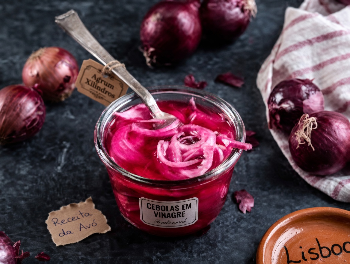 Você já experimentou esta simples conserva de cebola roxa para o bem-estar do dia a dia?