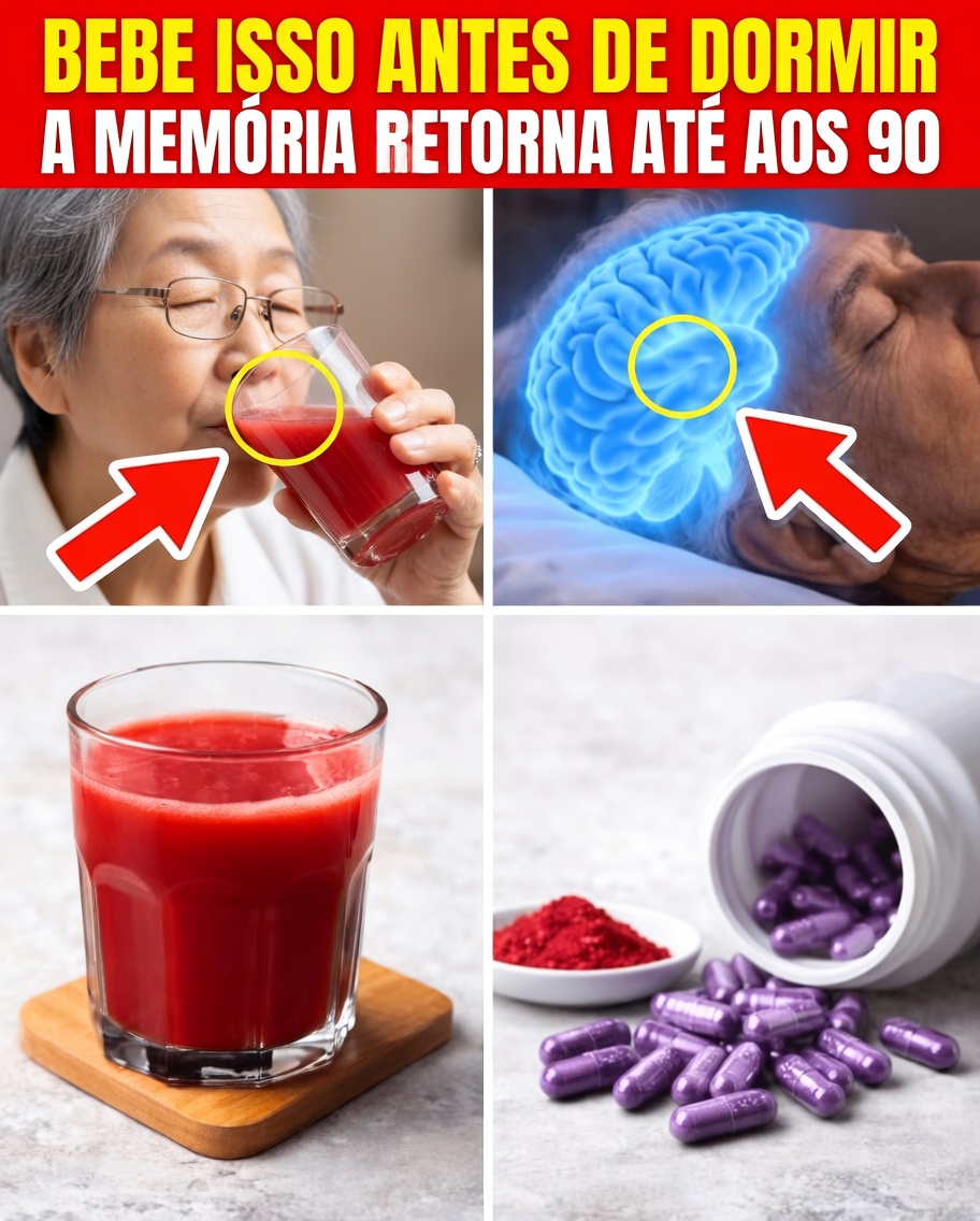 Top 5 Alimentos Que Curam as Células Cerebrais e Restauram a Memória Enquanto Você Dorme