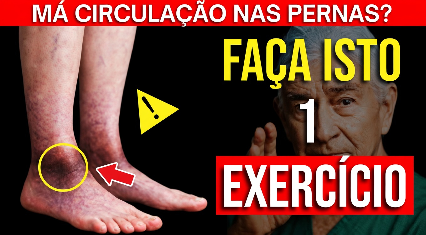 Cirurgião REVELA: Faça ESTE 1 exercício para má circulação nas pernas após os 60