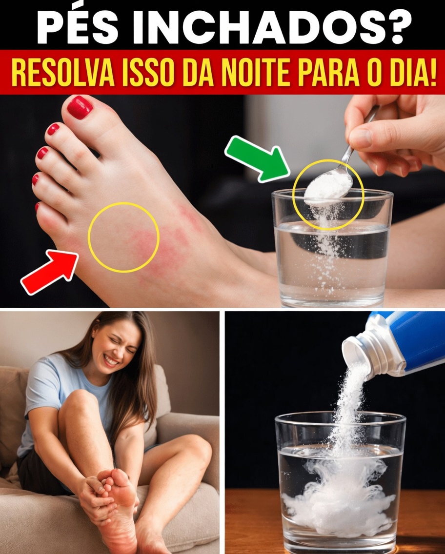 7 Soluções Antes de Dormir que Reduzem o Inchaço nos Pés Durante a Noite