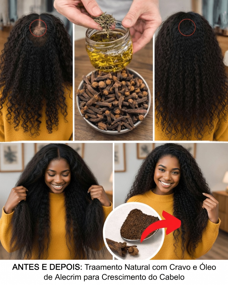 O Segredo Indiano Antigo: Cravo-da-Índia + Gengibre – A Mistura Simples Que Pode Acelerar o Crescimento do Cabelo e Combater o Afinamento