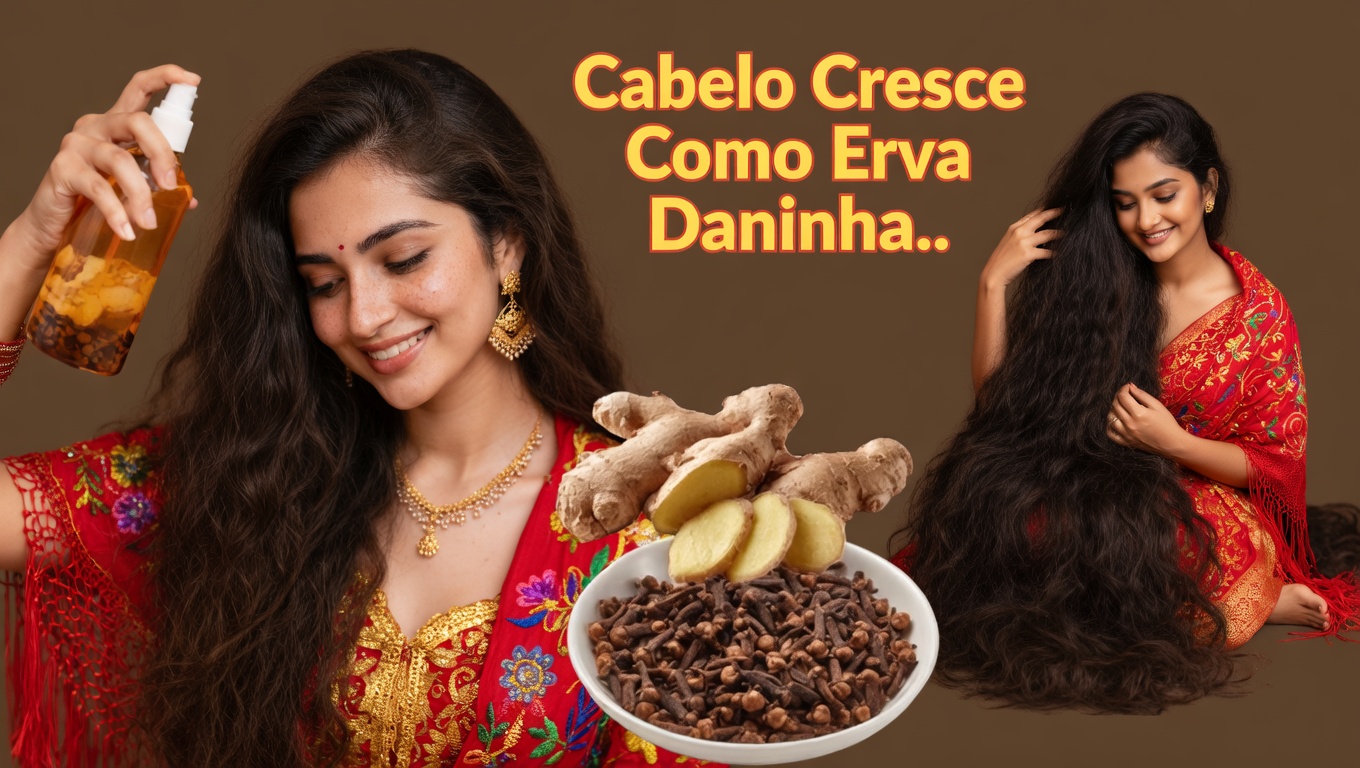 O Segredo Indiano Antigo: Cravo-da-Índia + Gengibre – A Mistura Simples Que Pode Acelerar o Crescimento do Cabelo e Combater o Afinamento