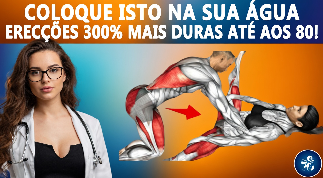 Homens com Mais de 50: PAREM de Beber Água Pura! Adicionem ISTO para Máximo Óxido Nítrico e uma Circulação de Pedra!