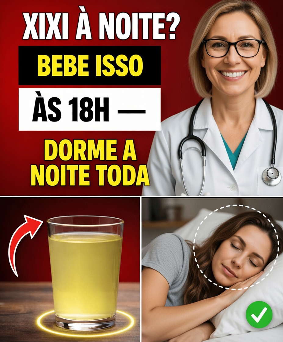 Urologista revela: beba isto às 18h para parar de acordar à noite