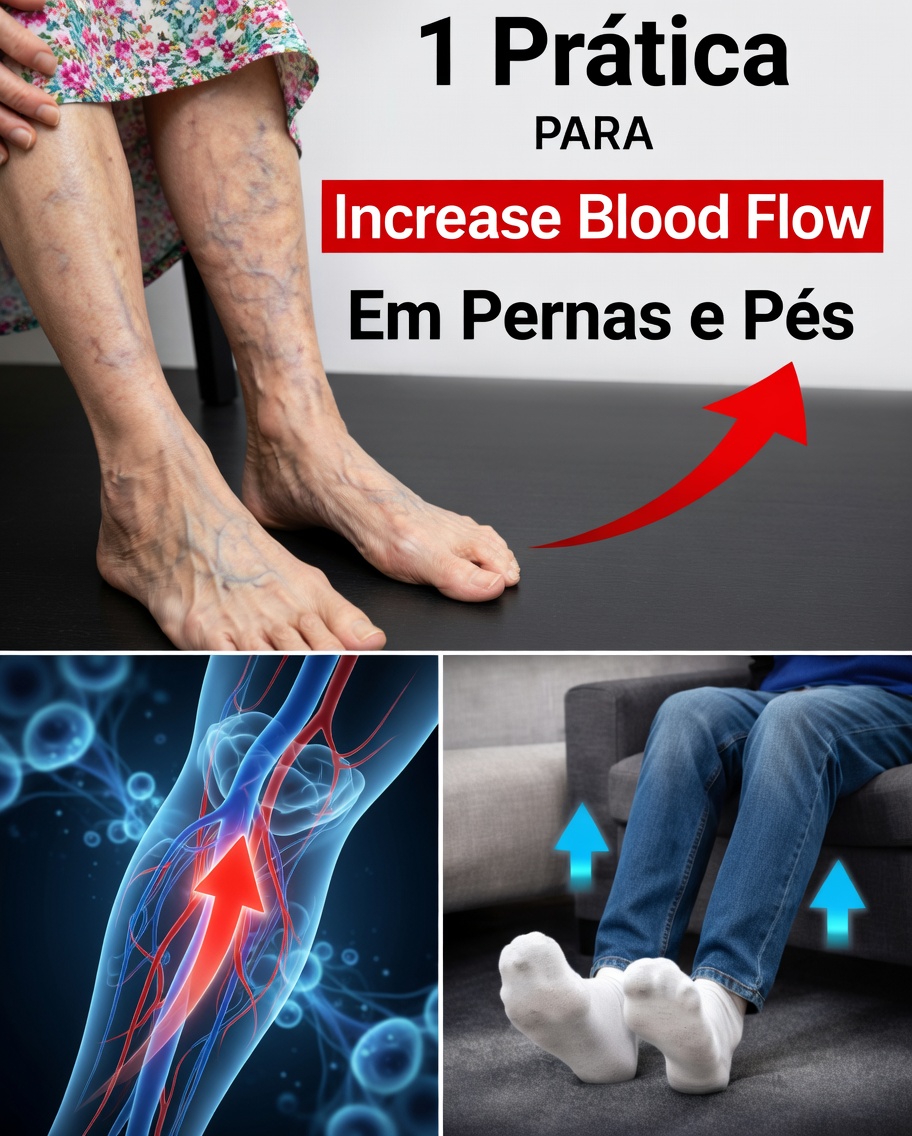 1 prática simples para aumentar o fluxo sanguíneo nas pernas e nos pés para passos mais leves no dia a dia