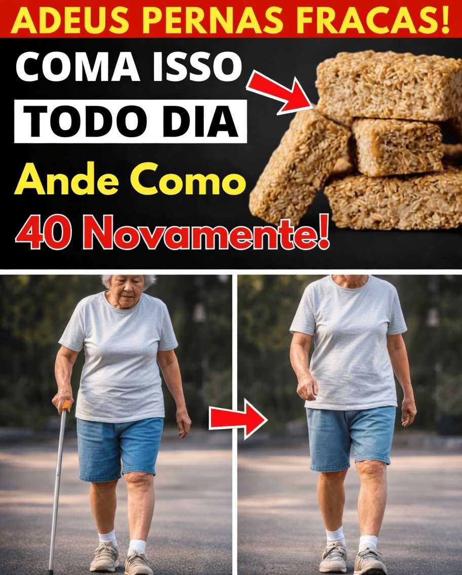 Idosos: Quer pernas MAIS FORTES mesmo aos 90? Coma ISTO todos os dias