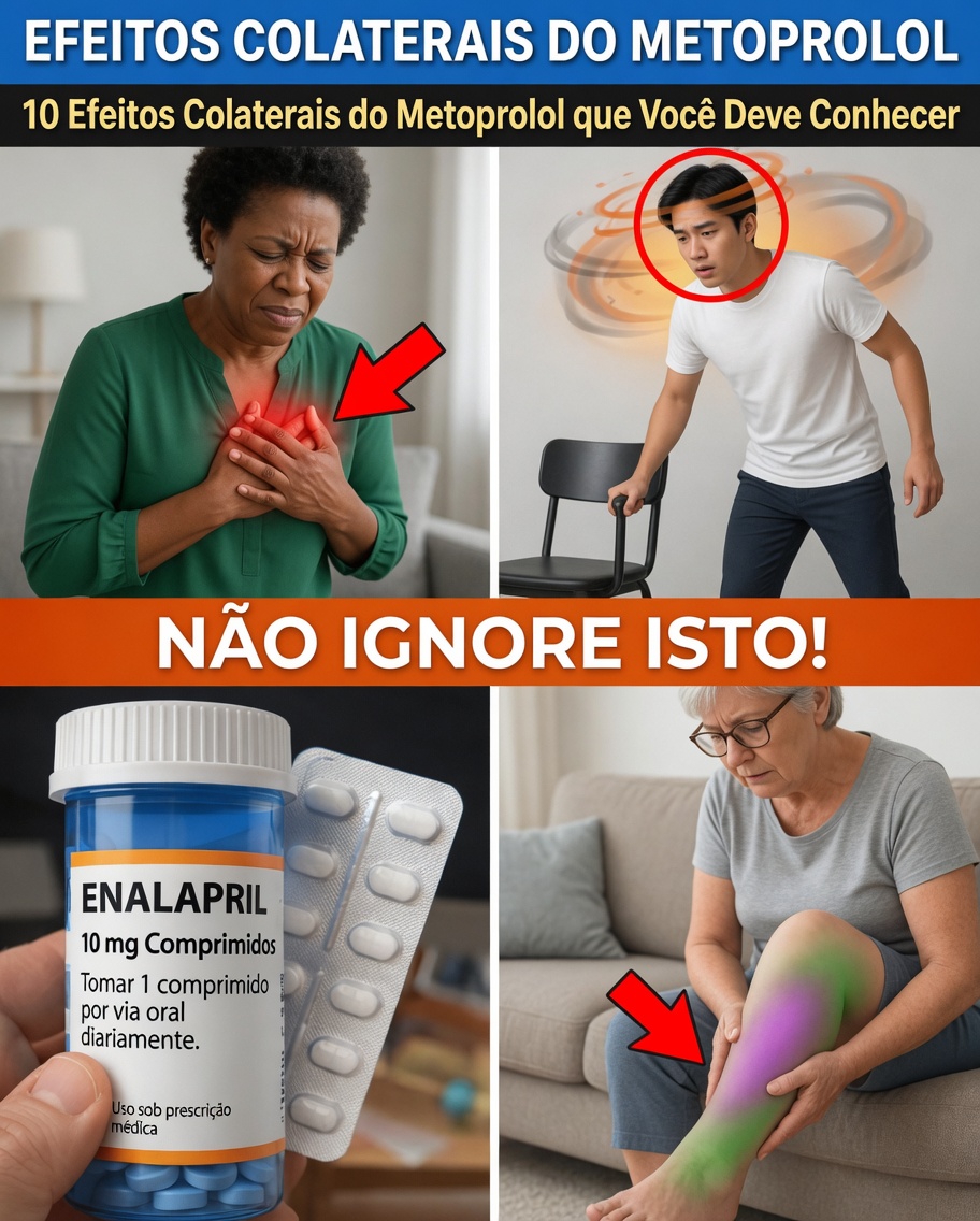 10 possíveis efeitos colaterais do metoprolol que muitas vezes são ignorados nas conversas do dia a dia