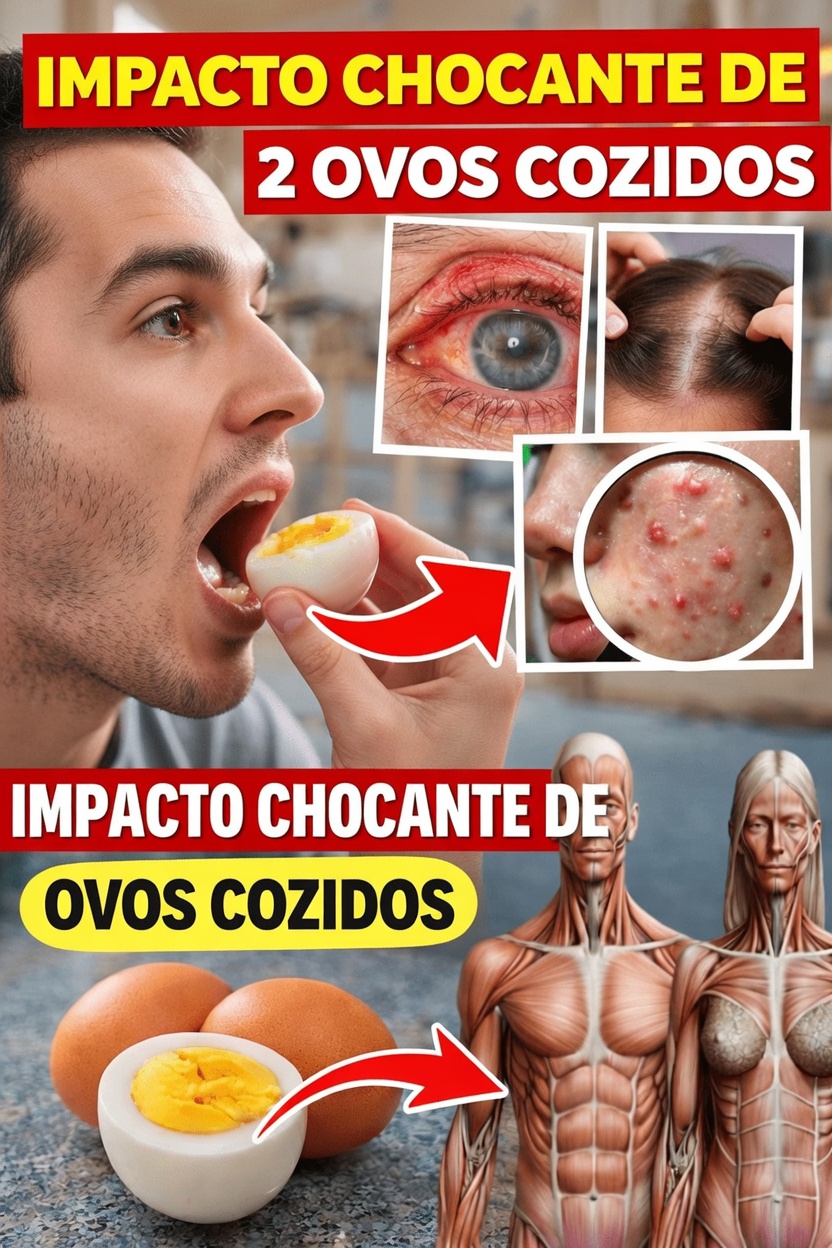 O Que Acontece com Seu Corpo Quando Você Come 2 Ovos Cozidos Todas as Manhãs: 10 Benefícios Potenciais