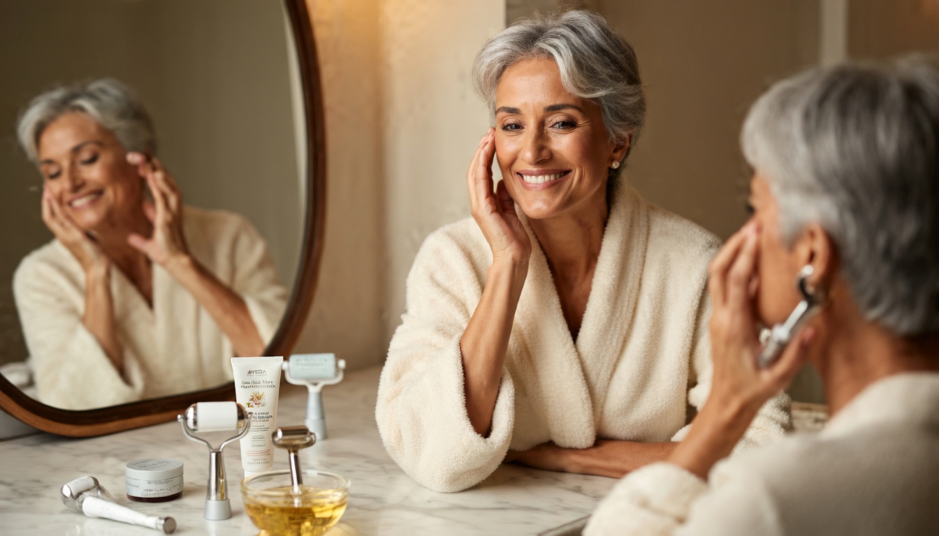 Idosos: Fiquem mais radiantes em minutos – Um simples remédio de massagem facial